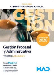 CUERPO DE GESTION PROCESAL Y ADMINISTRATIVA TEMARIO VOLUMEN IV