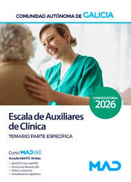 ESCALA DE AUXILIARES DE CLÍNICA TEMARIO PARTE ESPECÍFICA
