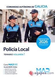 POLICIA LOCAL DE  GALICIA TEMARIO VOLUMEN 1